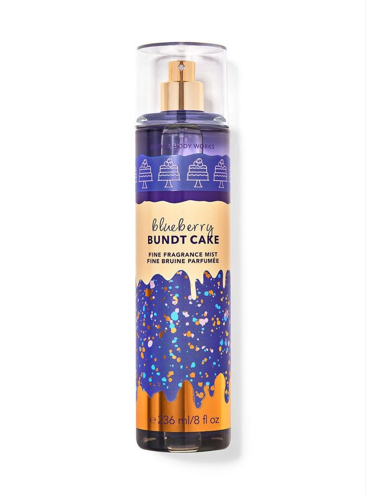 Bath & Body Works Blueberry Bundt Cake Fine Fragrance Mist