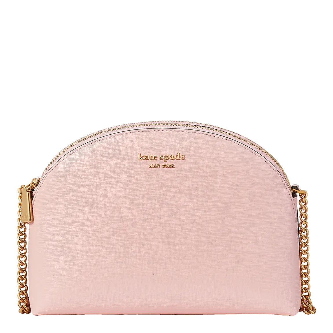 Kate Spade Pink Dune Morgan Double Zip Dome Crossbody