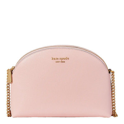 Kate Spade Pink Dune Morgan Double Zip Dome Crossbody