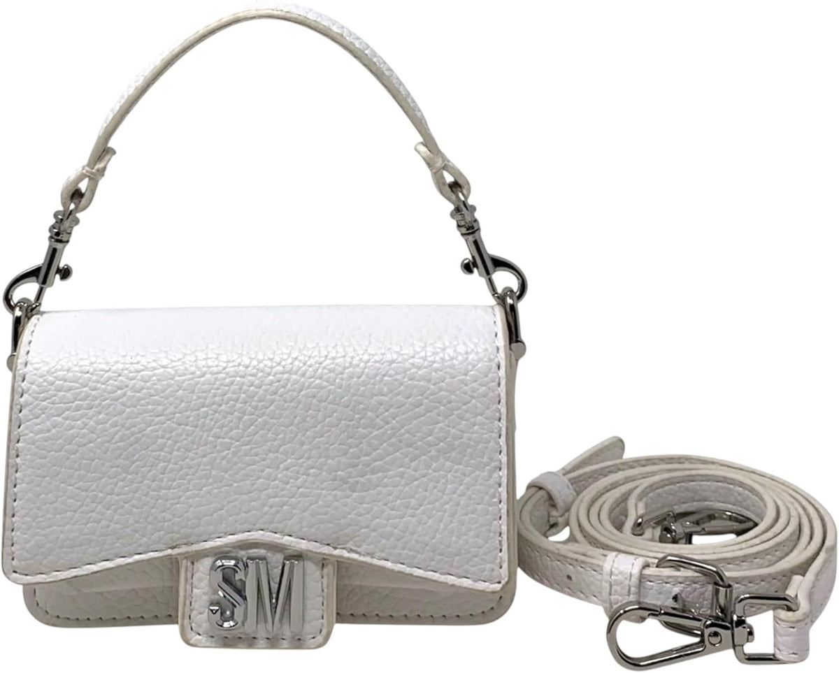 SteveMaden Women's Bdana Convertible Miniwhite Bag