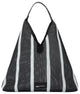KARL LAGERFELD JEANS Women's Stripes Mesh Summer Tote