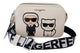 Karl Lagerfeld White Crossbody