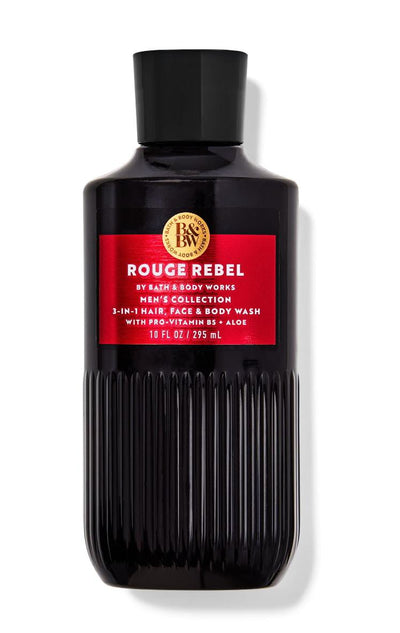 Bath & Body Works Men Rouge Rebel 3-in-1 hair, face, and body wash