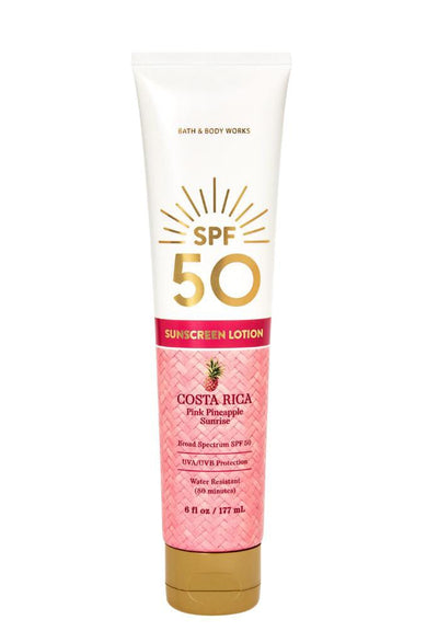 Bath & Body Works SPF 50 sunscreen lotion