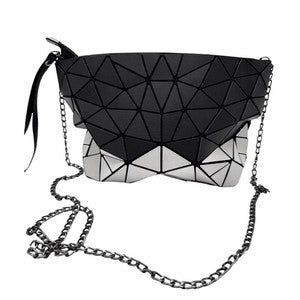 Patrizia Luca Two Tone Slanted Square Clutch Style